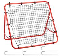 Swpeet Duarble Foldable Training Rebounder Net with Thickened Tube and Rope Kit, Perfect for Backyard Football Practice