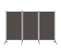 Swpsd 3-Panel Room Divider Anthracite 260x180 cm Furniture anthracite Room Dividers