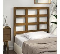 Swpsd Bed Headboard Wooden Bed Backboard Floor Standing Bed Support Fashion Bedroom Decor Honey Brown 95.5x4x100 cm Solid Wood Pine Furniture honey brown Headboards & Footboards Option7