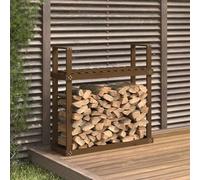 Swpsd Firewood Rack Honey Brown 110x35x108.5 cm Solid Wood Pine Firewood rack Model823860