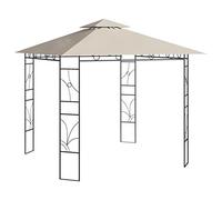 Swpsd Gazebo Marquee Party Tent Outdoor Patio Canopy Tent Event Shelter for Balcony, Outdoor and Patio 3x3x2.7 m Cream 160 g/m² Home & Garden cream Canopies & Gazebos