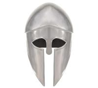 Swpsd Greek Warrior Helmet Antique Replica LARP Silver Steel Christmas decorations Model286212