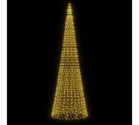 Swpsd LED Christmas Tree on Flagpole 1534 LEDs Warm White 500 cm Christmas Tree Model358125