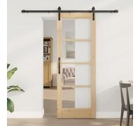 Swpsd Modern Solid Wood Sliding Door with Matte Finish - Indoor Use Only Model3331819