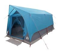 Swpsd Modern Tunnel Tent Blue Polyester Steel 426x243x210cm 8 Person Camping Shelter for Outdoor Adventures 42028658