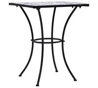 Swpsd Mosaic bistro table blue and white 60 cm ceramic Outdoor furniture Model46706