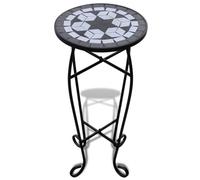 Swpsd Mosaic side table black and white Lawn, garden Model41129