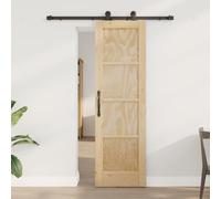 Swpsd Natural Wood Sliding Door with Sleek Hardware - Beige, Rectangular, Indoor Use, 61 x 198.5 cm Model3333436