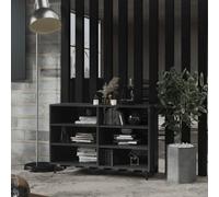 Swpsd Sideboard Buffet Cabinet High Gloss Grey 103.5x35x70 cm Engineered Wood Side Cabinet Modern Living Room Dining Room Kitchen Storage Cupboard Cabinet high gloss grey Sideboard