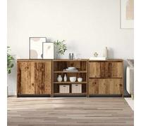 Swpsd Sideboards 3 pcs Old wood 70 x 41 x 75 cm Engineered wood Storage Draws Model3393156