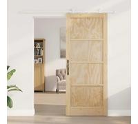 Swpsd Sliding Door Set Manual ORKDAL Natural and White 86 x 211 cm Sliding Door Building Materials Model3333428