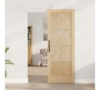 Swpsd Sliding Door Set ORKDAL Natural and White 73.5 x 198.5 cm Sliding Door Building Materials Model3333410