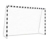 Swpsd Soccer Goal 300x200x90 cm Metal Black and White football goal Model91954