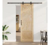 Swpsd Solid Pine Sliding Door with Sturdy Mechanism & Matte Finish - 2 Pack, Indoor Use Model3333642