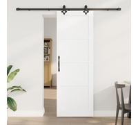 Swpsd Solid Wood Pine Sliding Door with Reliable Mechanism - Modern Rectangular Matte Finish - Indoor Living Room Use Model3333637