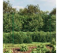 Swpsd Wire Mesh Fence with Spike Anchors Green 1.8x25 m Wire Fencing Euro Fence, Galvanised Steel Animal Farm Garden Protective Border Fence, Garden Netting Fencing Fence green Mesh Fence Option2