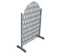 Swpsd Wooden Trellis Fence Expandable Privacy Screen Solid Firwood 180x100 cm Model310036