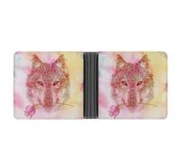 SWQNHTYC Fantasy Wolf Women's Small Wallet Change Pouch Leather Card Wallet Organizer