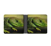 SWQNHTYC Green Lizard Women's Small Wallet Change Pouch Leather Card Wallet Organizer