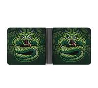 SWQNHTYC Green Snake Women's Small Wallet Change Pouch Leather Card Wallet Organizer