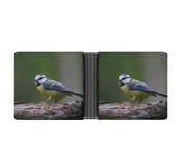 SWQNHTYC Kingfisher Womens Pocket Wallet Case Leather Bifold Credit Card Holder