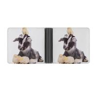 SWQNHTYC Lamb Chick Womens Pocket Wallet Case Leather Bifold Credit Card Holder