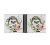 SWQNHTYC Lovely Hedgehog Wallet Women Bifold Multi Card Slots Ladies Mini Purse