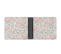 SWQNHTYC Pink Mandala Women's Small Wallet Change Pouch Leather Card Wallet Organizer