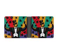 SWQNHTYC Poker Gentleman Wallet Women Bifold Multi Card Slots Ladies Mini Purse