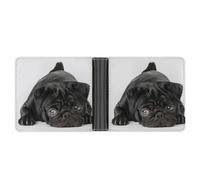 SWQNHTYC Pugs Womens Pocket Wallet Case Leather Bifold Credit Card Holder