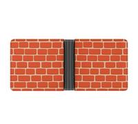 SWQNHTYC Red Brick Wall Wallet Women Bifold Multi Card Slots Ladies Mini Purse