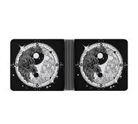 SWQNHTYC Tai Chi Womens Pocket Wallet Case Leather Bifold Credit Card Holder