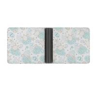 SWQNHTYC Turtle Starfish Women's Small Wallet Change Pouch Leather Card Wallet Organizer