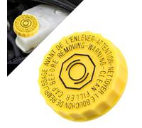SWQS 1PC Brake Fluid Cap Replacement OEM #4683656AB 5014518AA for Jeep Wrangler 2001-2017, Dodge Journey 2009-2020, Ram 1500 2500 3500 - Yellow Brake Master Cylinder Reservoir Cap