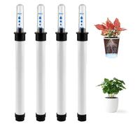 SWRCEYJH Pack of 4 Water Level Indicators Plastic Practical Indoor Plants Water Level Indicator Plastic Watering Indicator for Culture Pot Flower Boxes Potted Plants