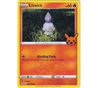 SWSH Lost Origin 024/196 Litwick (Pikachu Pumpkin Stamp)