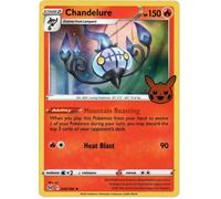 SWSH Lost Origin 026/196 Chandelure (Pikachu Pumpkin Holo Stamp)