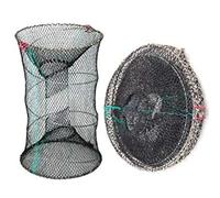 SWT Foldable Lobster Crawdad Crab Crawfish Shrimp Trap Cage Cast Fishing Net - the Size of Opening: 30cm X 60cm