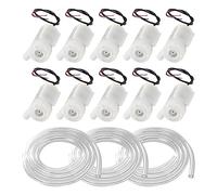 SWTHM Micro Submersible Motor Pump, Mini Brushless Water Pump, Mini Submersible Water Pump, Low Noise Brushless Motor Pump with 3pcs 1M Clear Tubing for Fish Tank Fountain Aquarium
