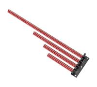SWTHM Triangular Architectural Scale Ruler, Vertical Measurement, Dual-Purpose Metric/British, 6/8/12/20 Inch Aluminium Alloy Metal Alloy Ruler