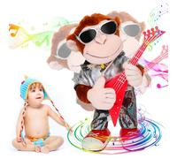 SWTOIPIG Dancing MONKEY Plush Toy Singing Dancing MONKEY Monkey Shape Toy for Kids Adults Gift Home Decoration Dancing Singing Body Shaking and Guitar Shaking