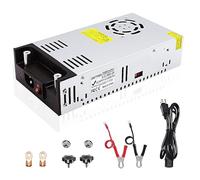 SWTPWR 24V 15A 360W AC to DC Converter - 110V/120V to 24V Transformer LED Driver with Smart Cooling Fan for LED Strip, CCTV and Car Devices