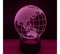 SWTZEQ LED Night Light for Kids, 3D Illusion Lamp Globe Dimmable LED Nightlight Bedside Lamp with 16 Colors Changing, with Remote Control, for Kids Girls Boys Birthday Christmas Gifts Bedroom Decor