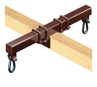 Swurfer Swingset Conversion Bracket - No Tree No Problem Convert Your Swingset into a Swurfset Heavy Duty Horse Glider Bracket for Swing