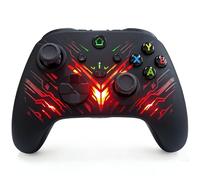 SWVOE X Box 1 Controller, Gaming Remote for All Series of X-Box One Host and PC Win10+ with Programming Buttons, Turbo, LED Light & Audio Jack, Firmware Upgrade Required from Third Party