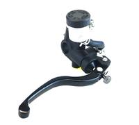 SWVYDC Brake Handle Fit for Honda Fit for Yamaha 7/8-inch Universal Motorcycle Brake Handles Handlebars Hydraulic Clutch Master Motorbike Brake Levers(Black Right)