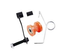 SWVYDC Cam Chain Tensioner Chain 420 428 520 530 Roller Guide Tensioner Adjuster Idler For Motorcycle ATV Chain Tensioner(Black Orange)
