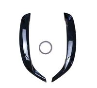 SWVYDC Car Front Side Air Vent Cover Fit For Dodge Charger 2015-2021 Light Black Front Door Side Fender Scoops Fin Vents Cover Trim