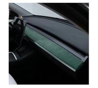 SWVYDC Front Door Check Strap Fit for Tesla Model Y 3 2019-2022 Made of Door Panel Trim Strips Instrument Stickers Car Inteior Accessory Car Door Check Strap(9073 Green Dashboard)