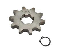 SWVYDC Front Rear Sprocket 420 17mm Front Engine Sprocket 10-19T Tooth For Dirt Pit Bike ATV Quad Go Kart Buggy Scooter Accessories Engine sprocket(420 17mm 10T)